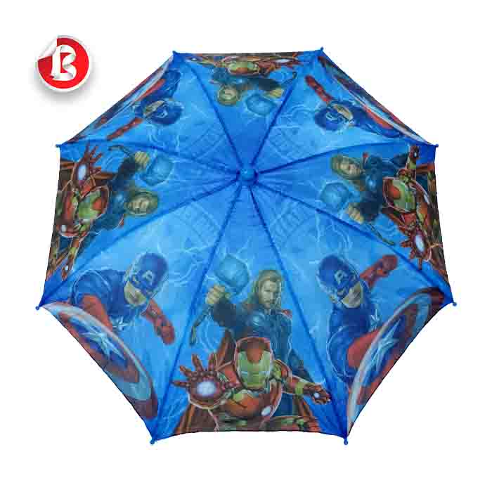 عکس اصلی چتر بچگانه طرح انتقام جویان سایز 13