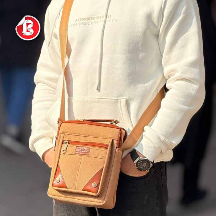 عکس اصلی کیف دوشی اسپرت مدل کتان