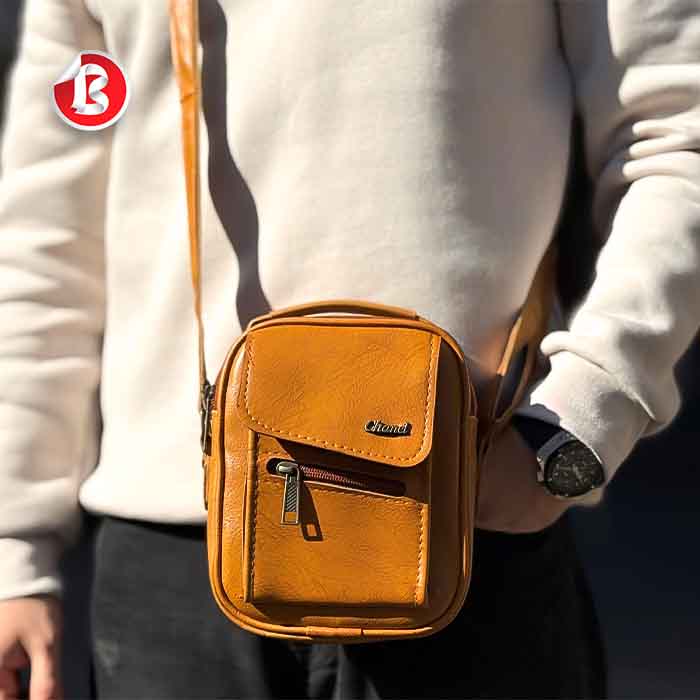 عکس اصلی کیف دوشی چرمی اسپرت کد 504