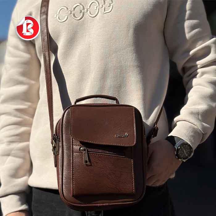 عکس شماره:6 , کیف دوشی چرمی اسپرت کد 504