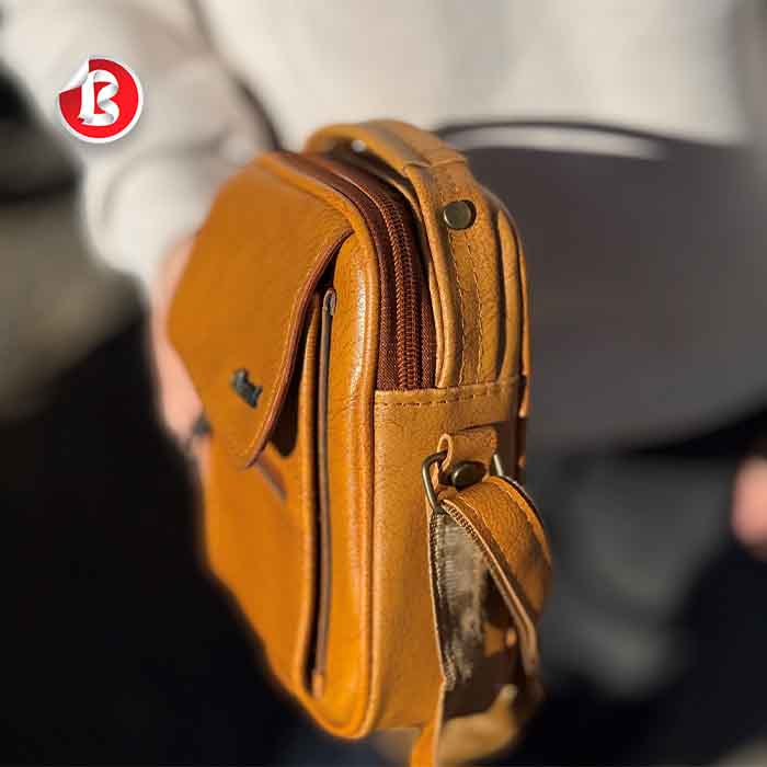 عکس شماره:4 , کیف دوشی چرمی اسپرت کد 504