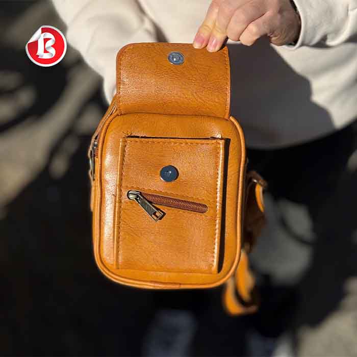 عکس شماره:3 , کیف دوشی چرمی اسپرت کد 504