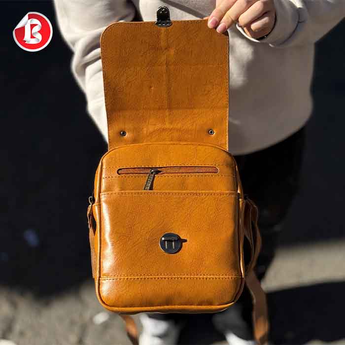 عکس شماره:4 , کیف دوشی مردانه دسته دار کد 505