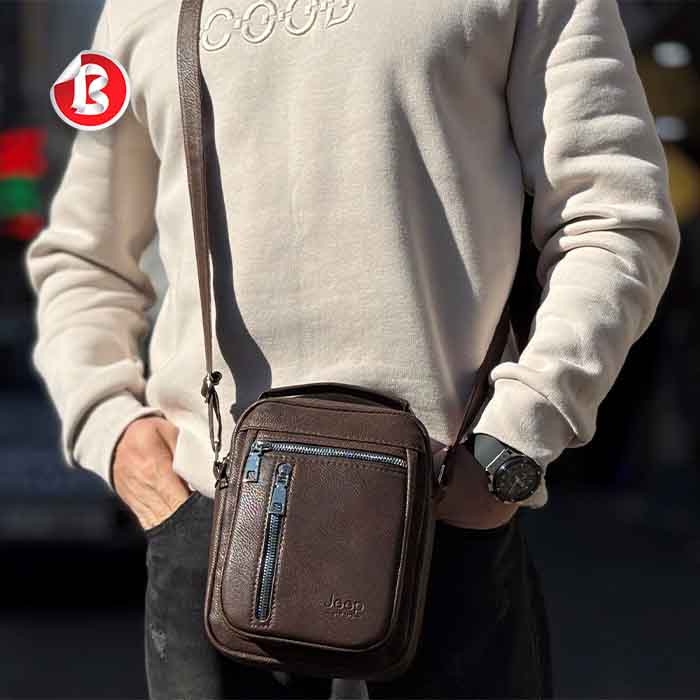 عکس اصلی کیف دوشی چرمی کد 503