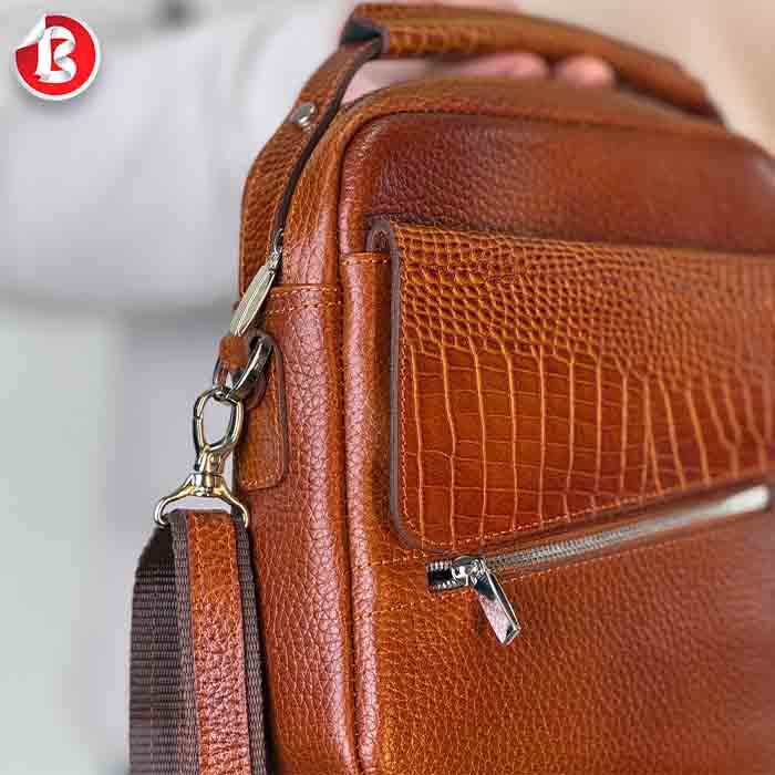عکس شماره:4 , کیف دوشی چرمی مردانه کد C102