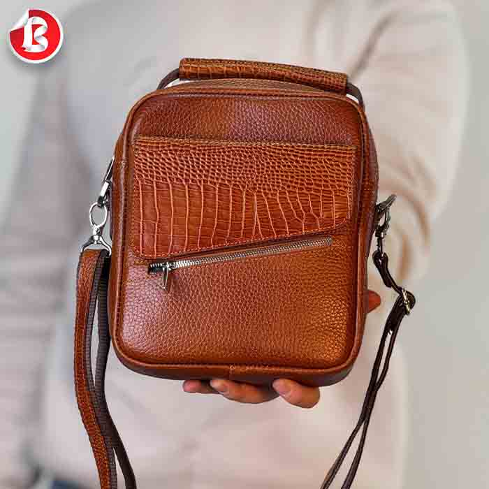 عکس شماره:5 , کیف دوشی چرمی مردانه کد C102