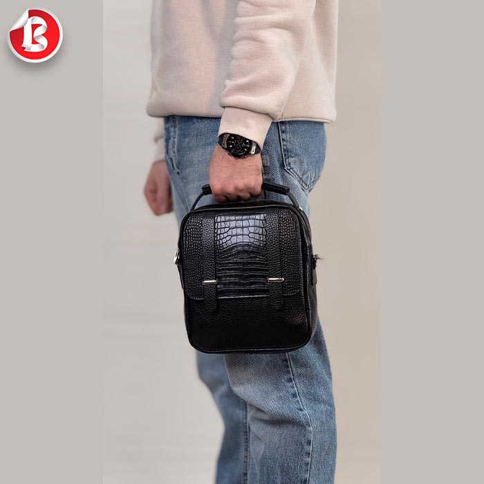 عکس شماره:2 , کیف دوشی چرمی مردانه کد C101