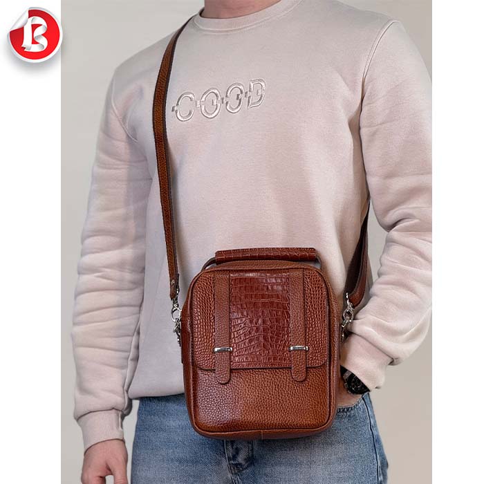 عکس شماره:0 , کیف دوشی چرمی مردانه کد C101