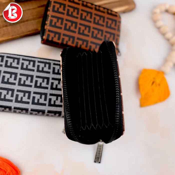 عکس شماره:0 , جاکارتی زنانه زیپی طرح FF کد jk-706