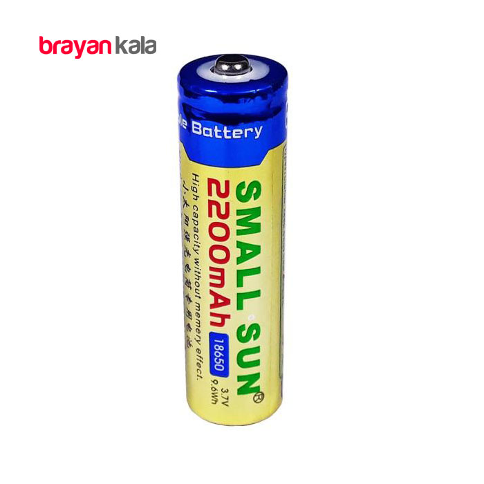 عکس اصلی باتری لیتیوم یون قابل شارژ اسمال سان مدل TL-18650