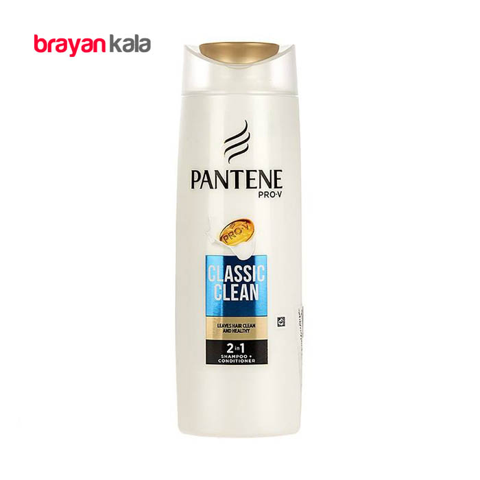 عکس اصلی شامپو و نرم کننده پنتن سری PRO-V مدل Classic Clean 2 In 1 حجم 400 میلی لیتر